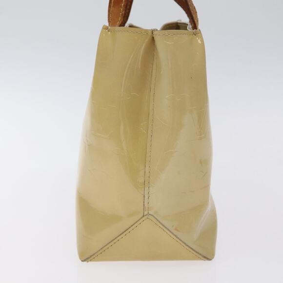 LOUIS VUITTON Monogram Vernis Reade PM Hand Bag Beige M91334 - Picture 5 of 12